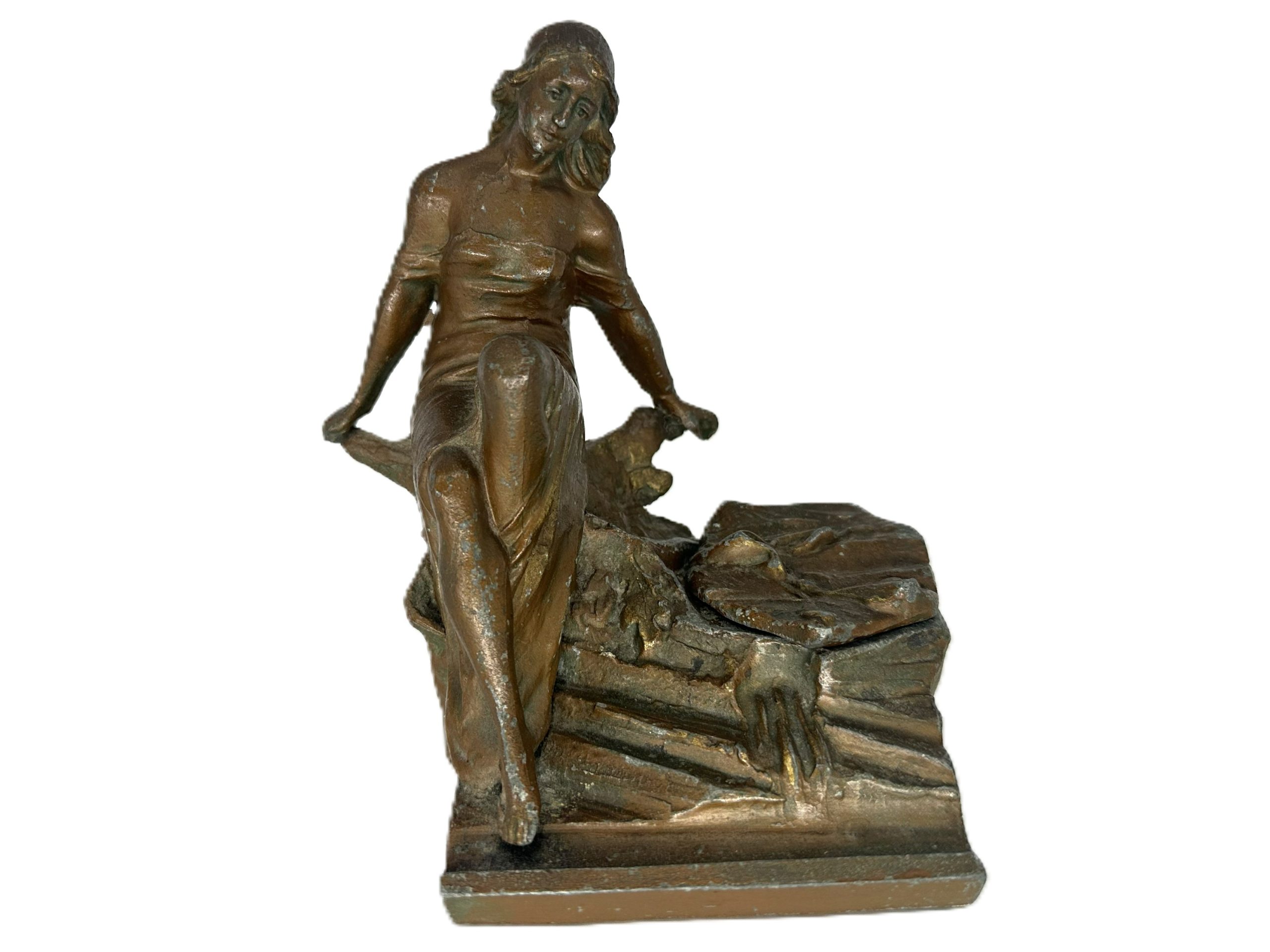Maiden Seated on the Rocks