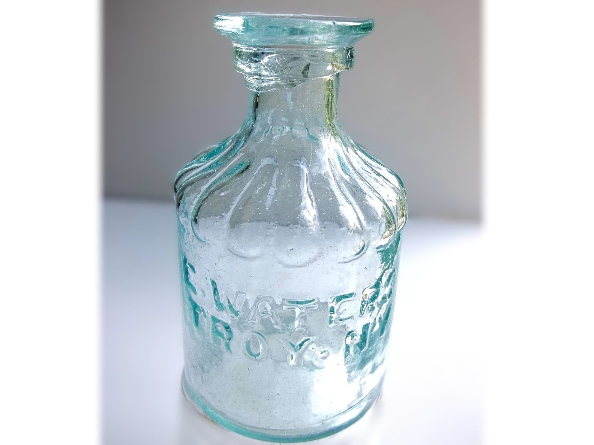 “E. Waters / Troy NY” Ink Bottle