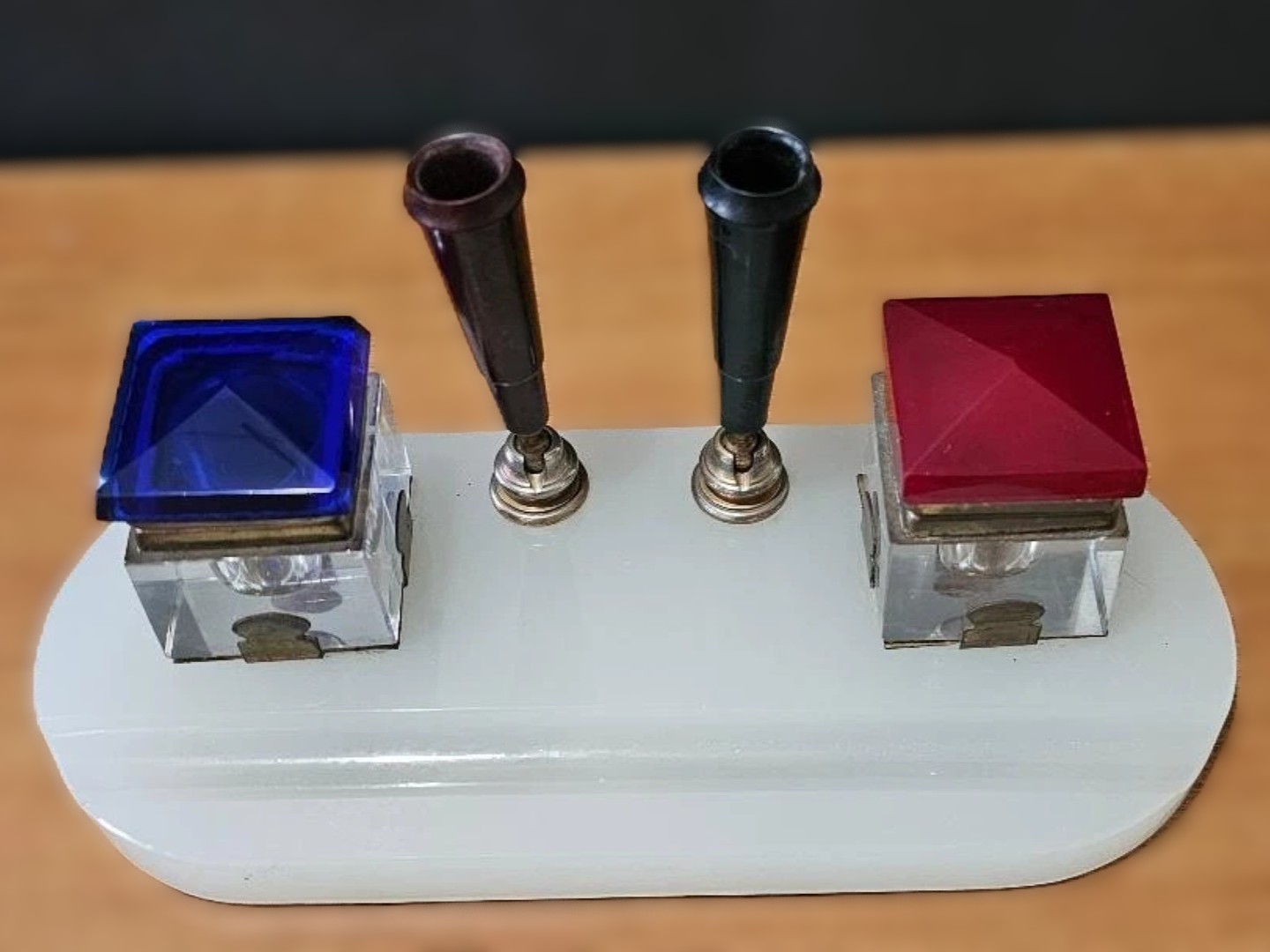 Art Deco Double Inkstand
