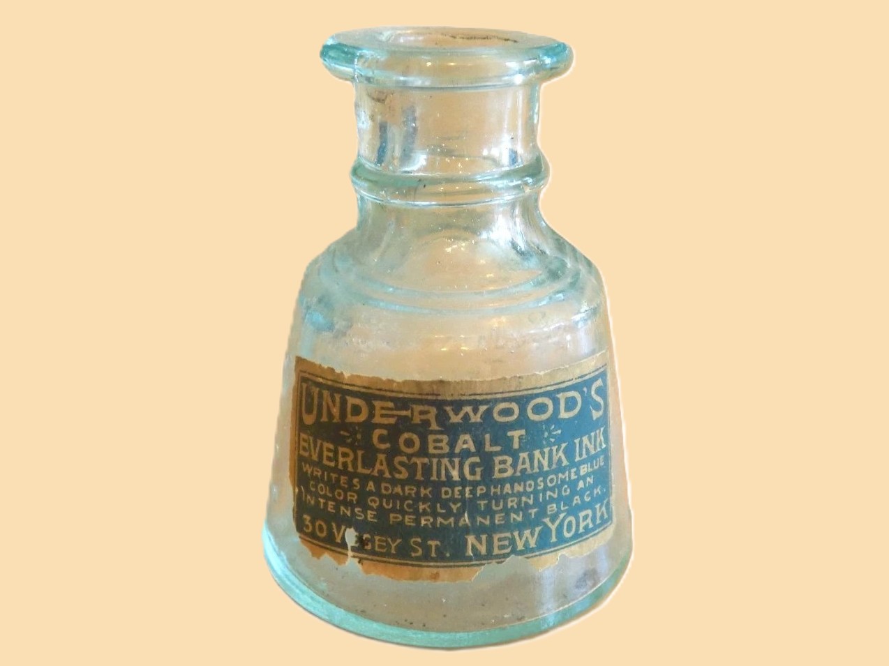 Underwood Ink Bottle with Label