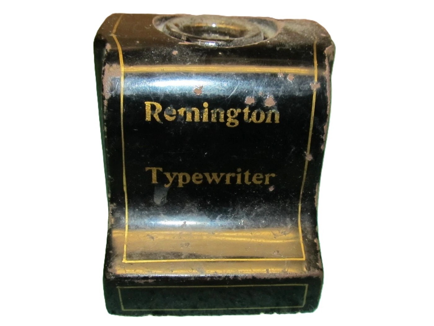 The Remington Typewriter Company Cast-Iron Advertising Inkwells