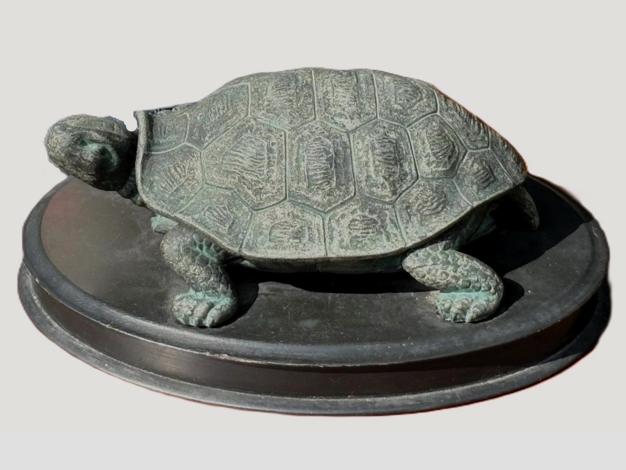 Tortoise (Turtle) Double Inkstand